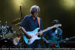 During the Eric Clapton concert